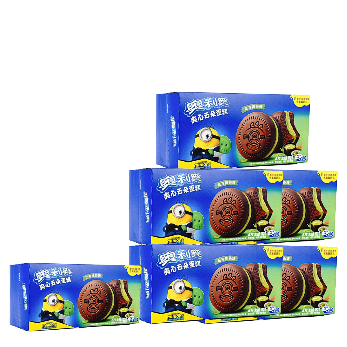 Oreo Longjing Matcha Cake 132 g / 4.7 oz case of 6 boxes