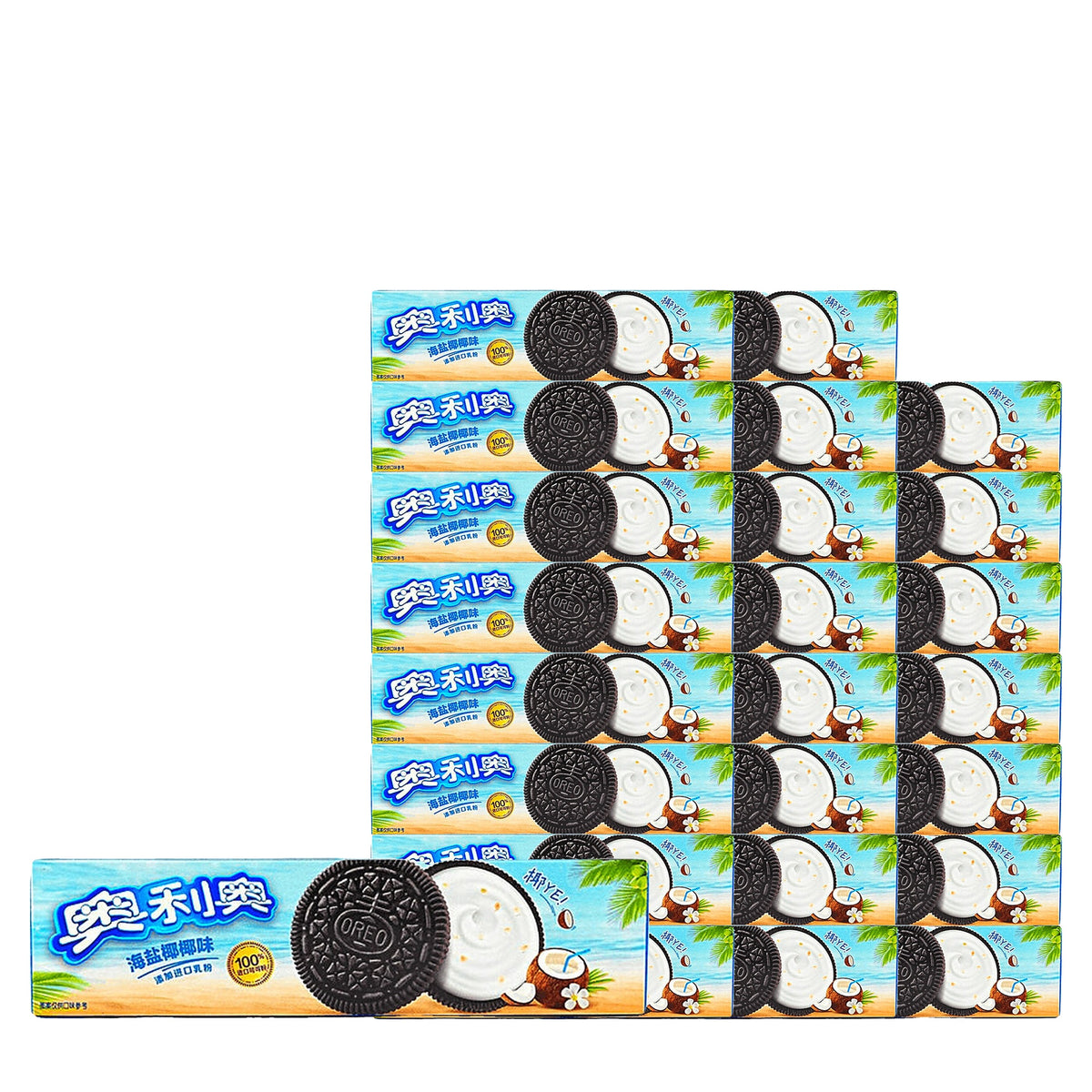 Oreo Sea Salt Coconut 87 g / 3.1 oz case of 24 boxes