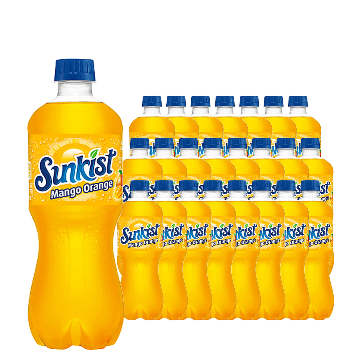 Sunkist Mango Orange 20 oz, 24 Pack