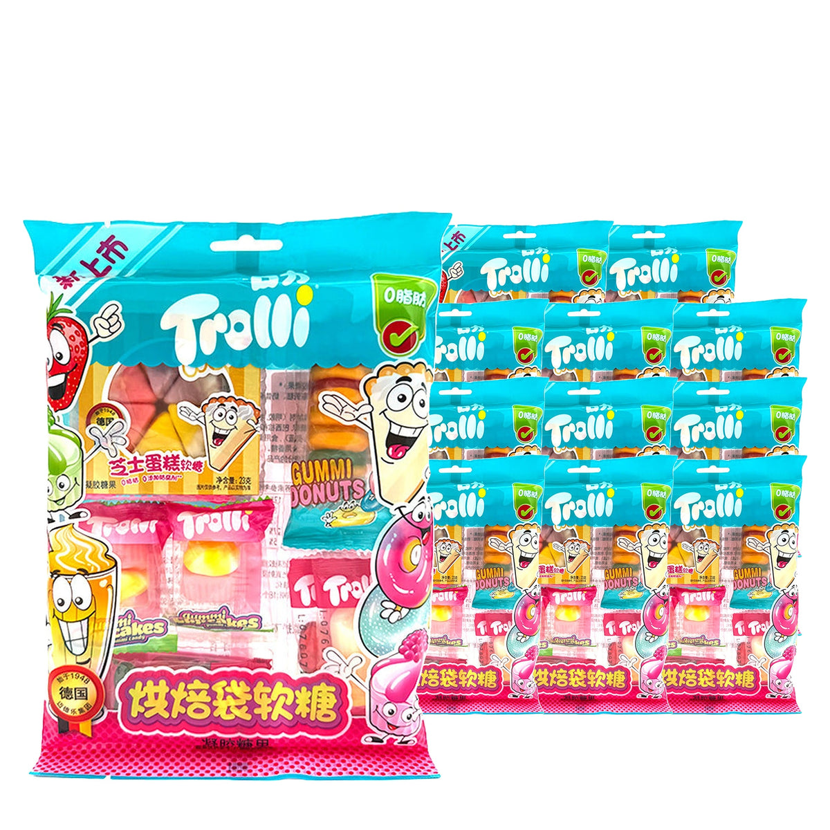 Trolli Bakery Mix 77 g / 2.7 oz case of 12 bags