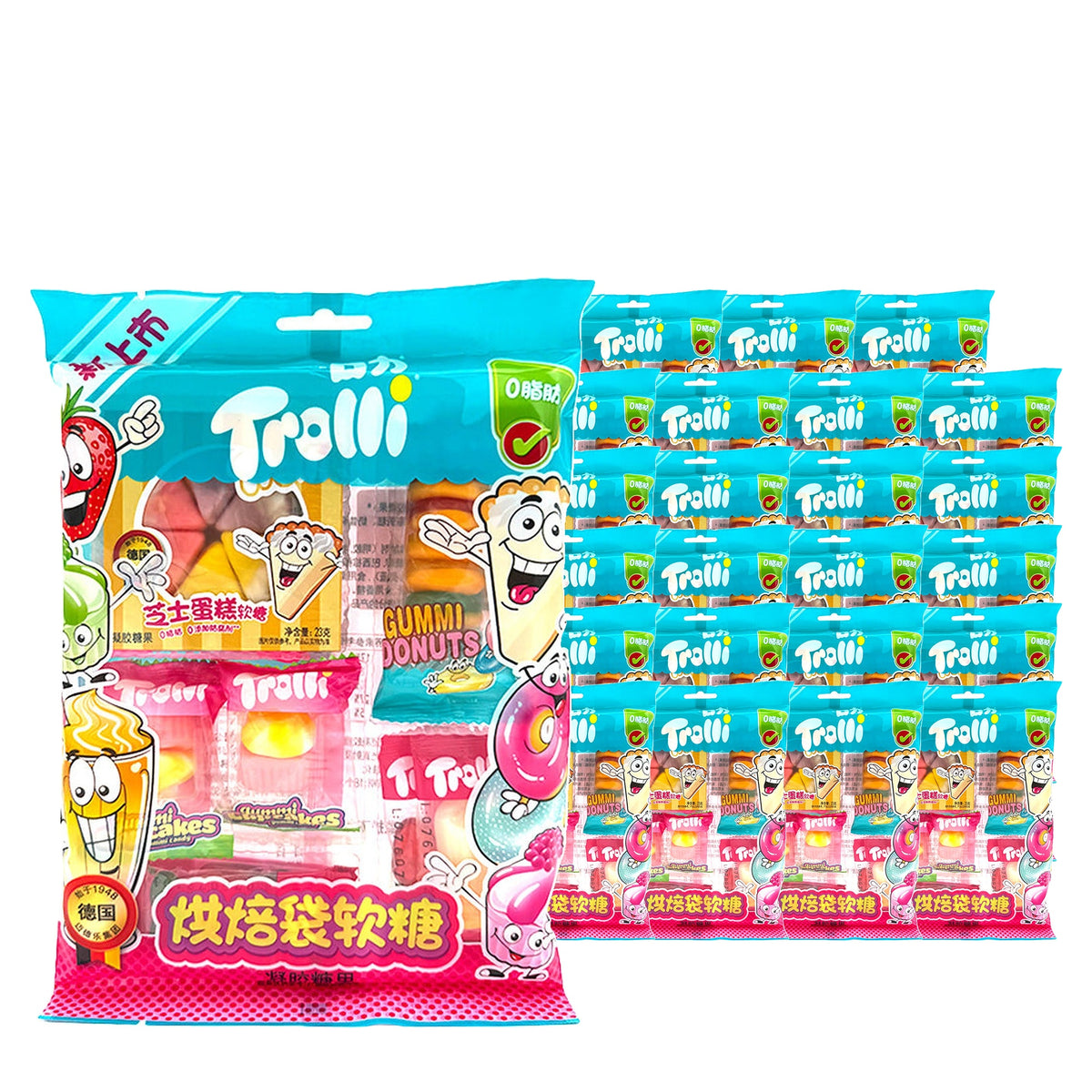 Trolli Bakery Mix 77 g / 2.7 oz case of 24 bags