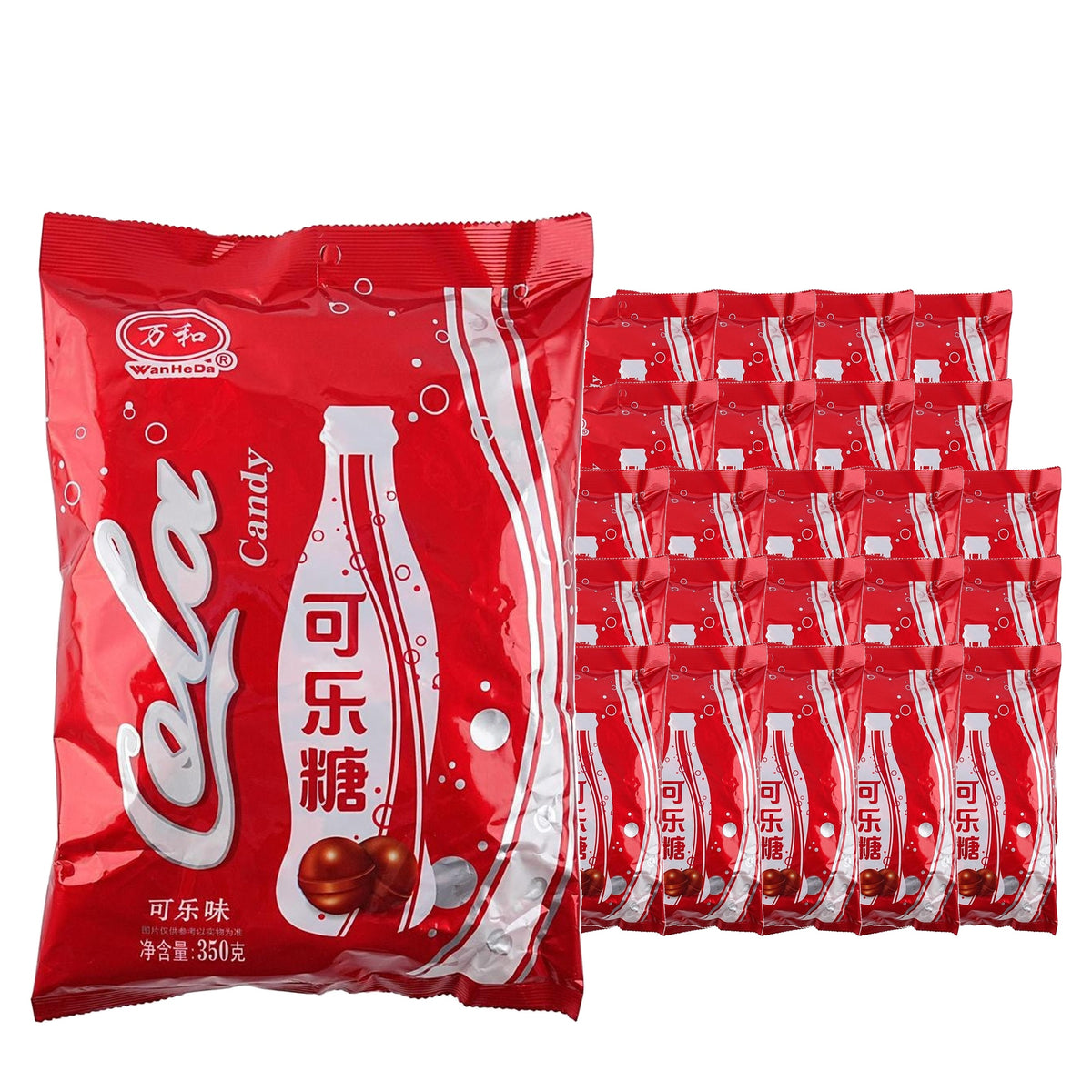 Wanheda Cola Soda Candy 350 g Case 24 Pack