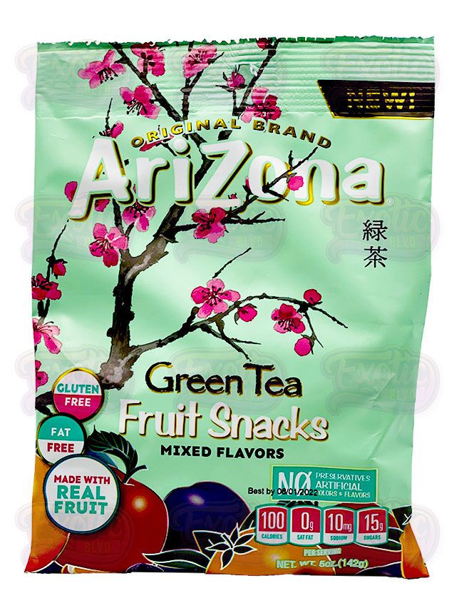 Arizona Green Tea Fruit Snacks Exotic Blvd