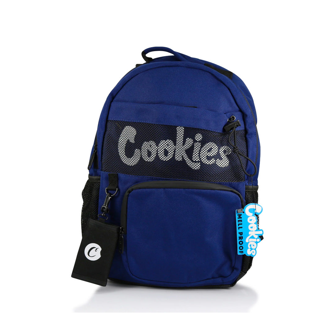Cookies Smell Proof Bungee Backpack Blue Camo