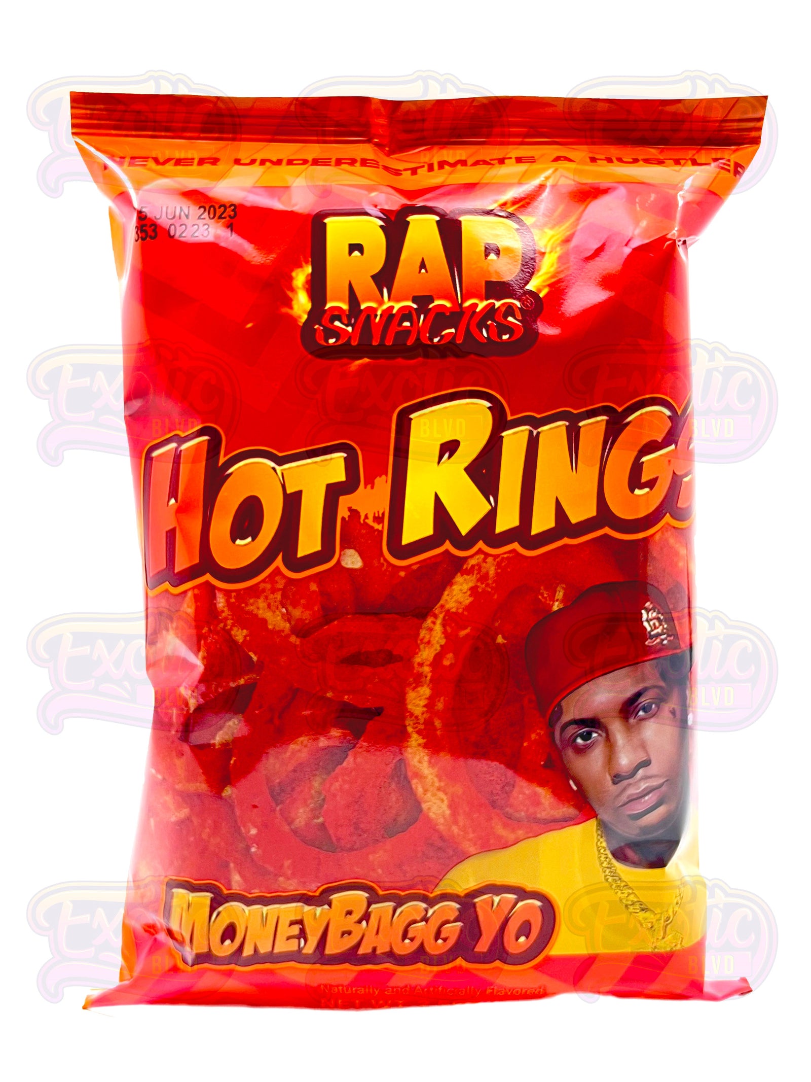 Rap Snacks Moneybagg Yo Hot Rings (MSRP $5)